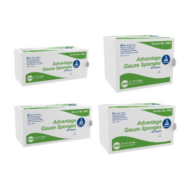 Dynarex Sterile Advantage Surgical Gauze Sponges